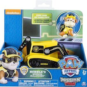 Paw Patrol Mission Paw Rubble's Mission Bulldozer - hard to find